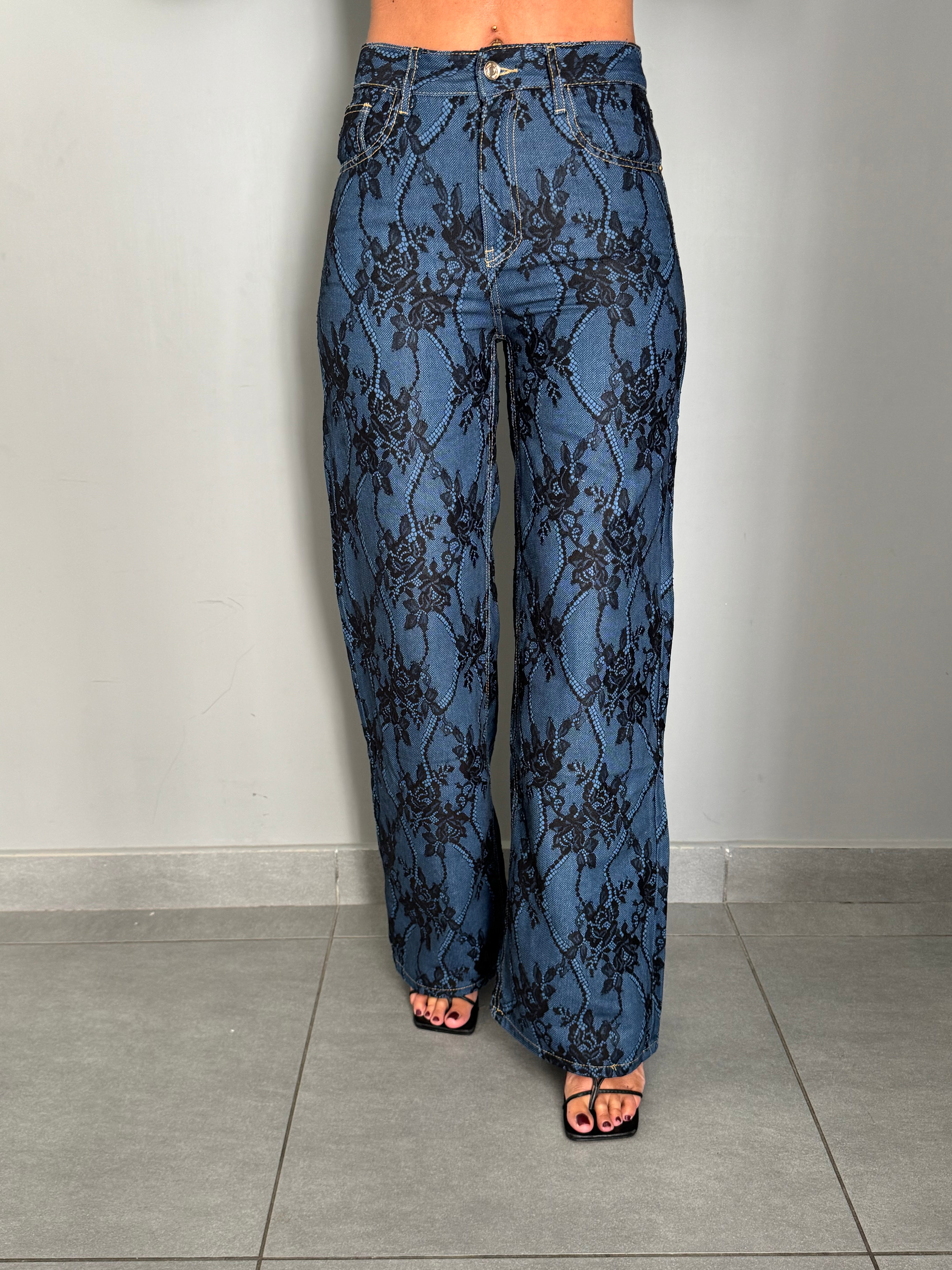 Denim Merletto