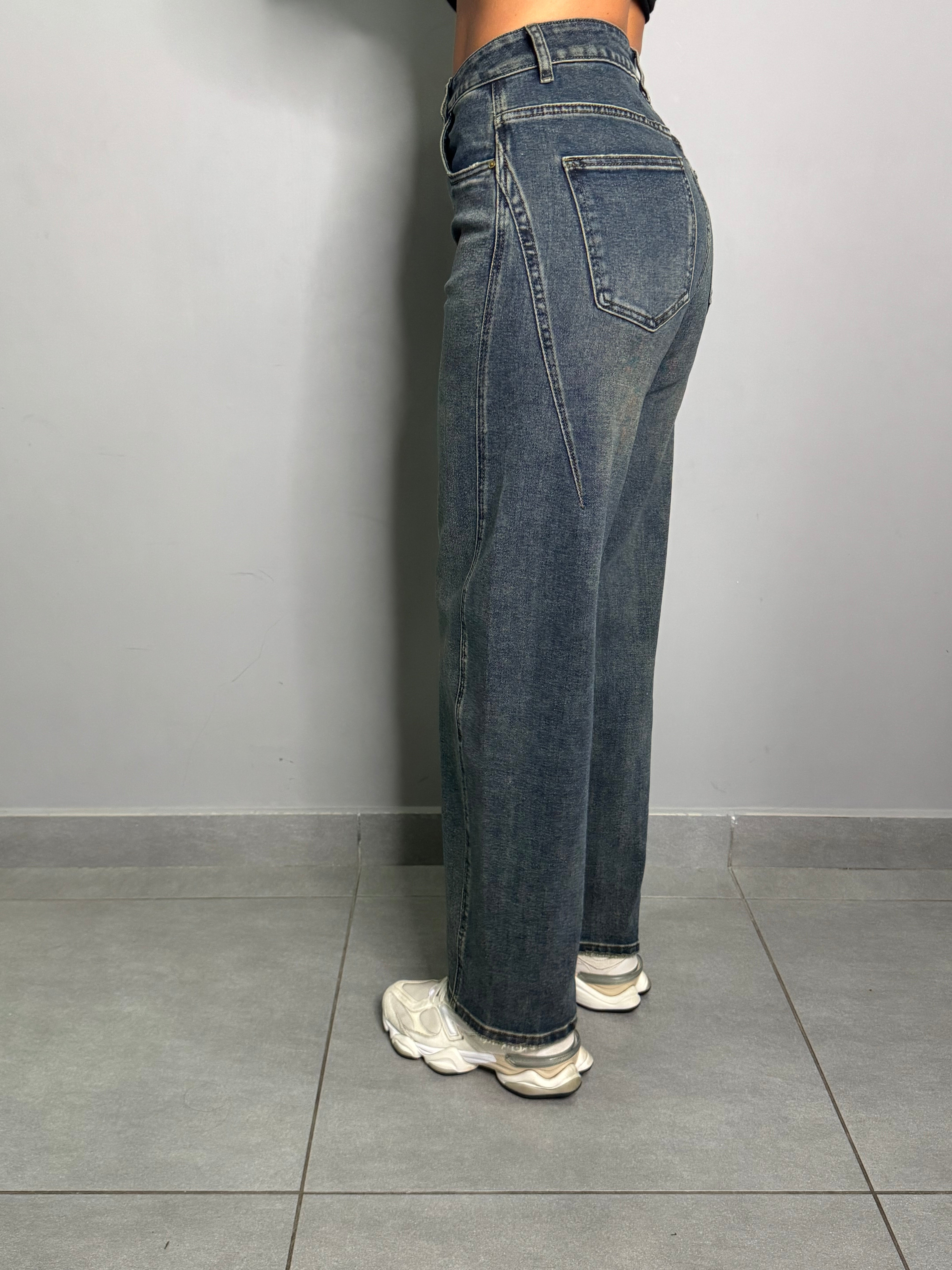 Denim effetto sabbiato