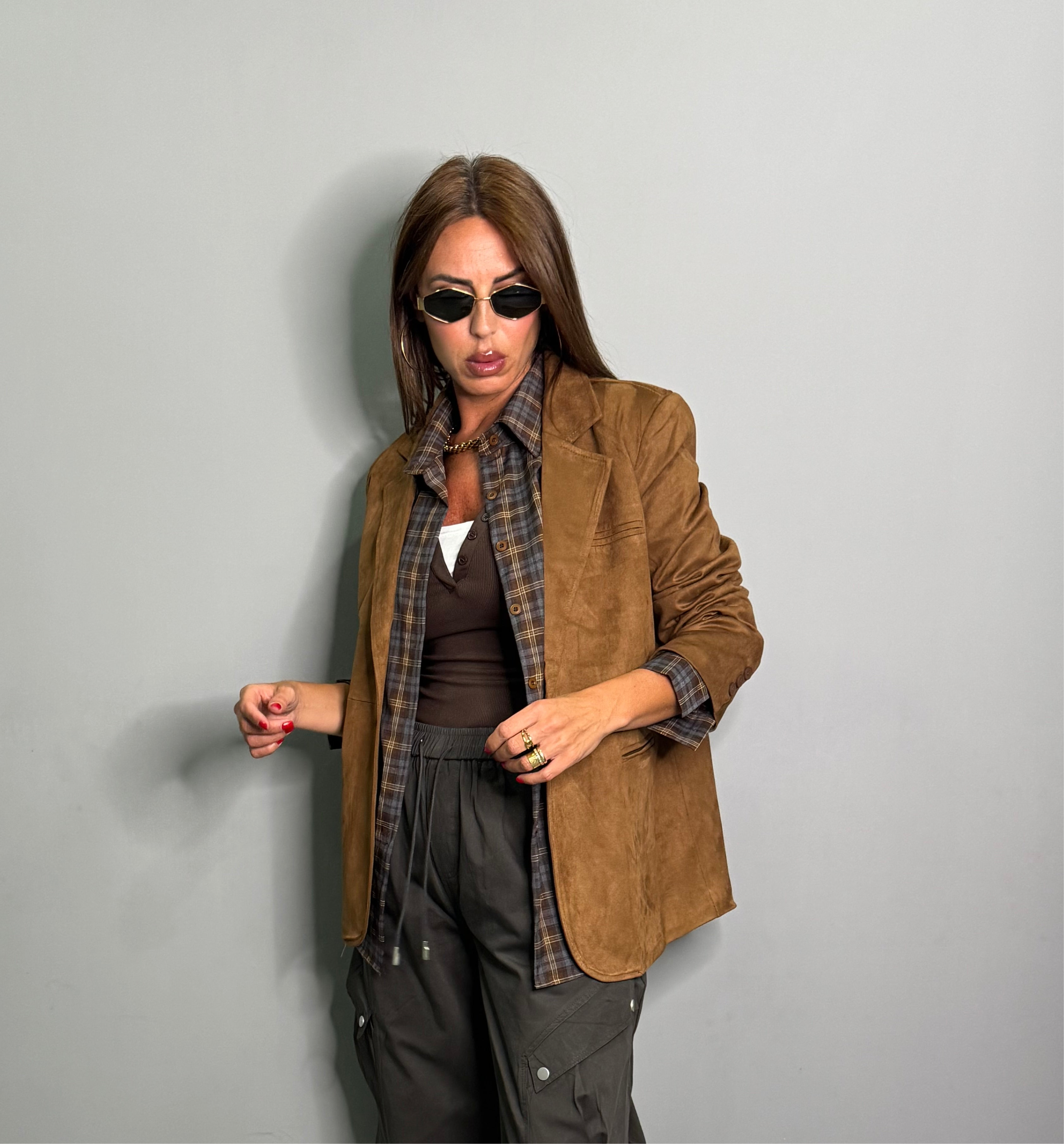 Blazer Camoscio