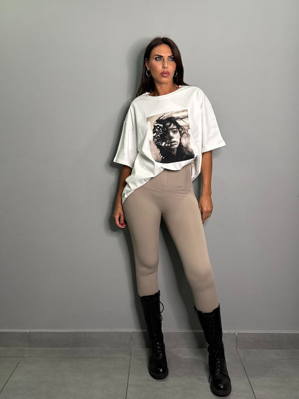 Legging corsetto