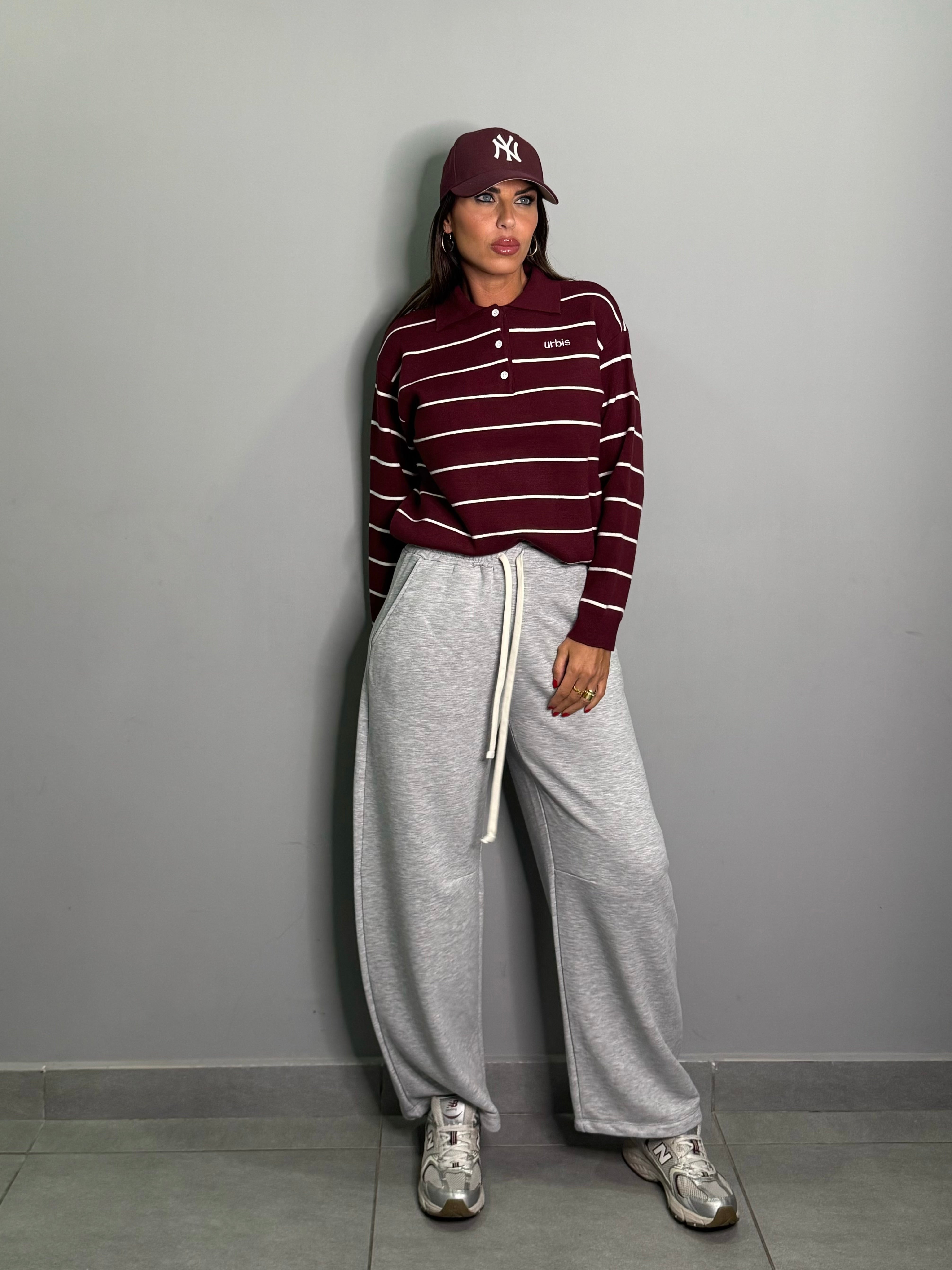 Maglia righe polo
